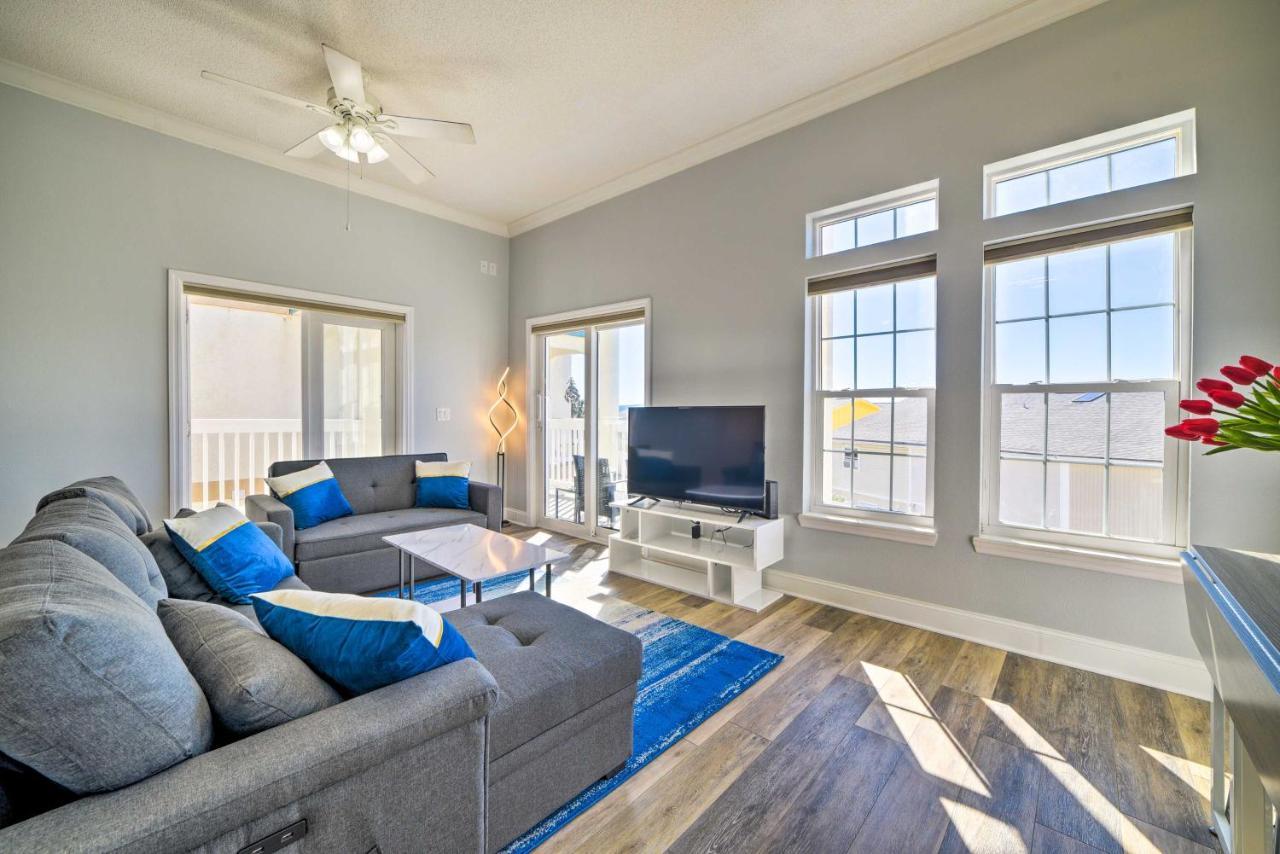 Sunny Pcb Home With Balcony Steps To The Beach! Panama City Beach Dış mekan fotoğraf
