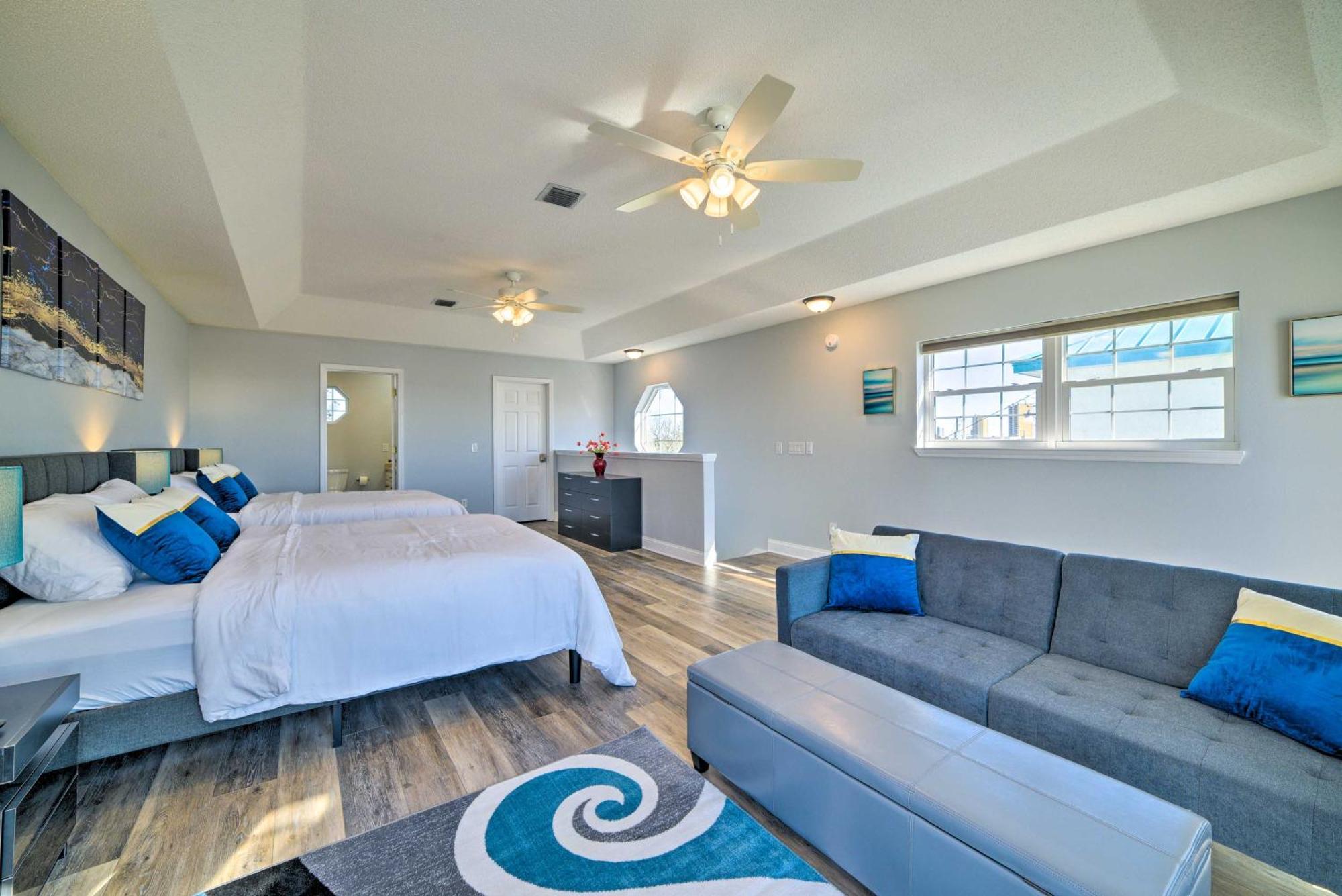Sunny Pcb Home With Balcony Steps To The Beach! Panama City Beach Dış mekan fotoğraf