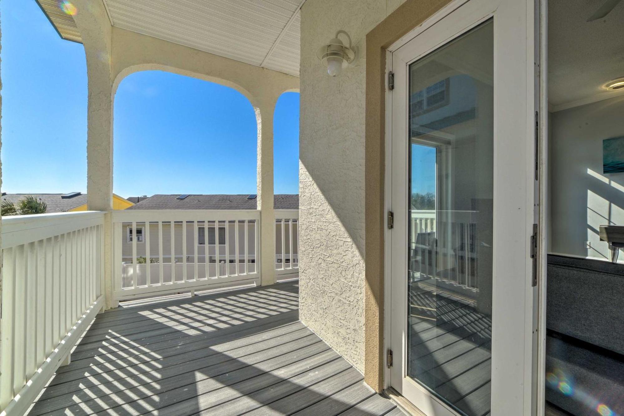 Sunny Pcb Home With Balcony Steps To The Beach! Panama City Beach Dış mekan fotoğraf