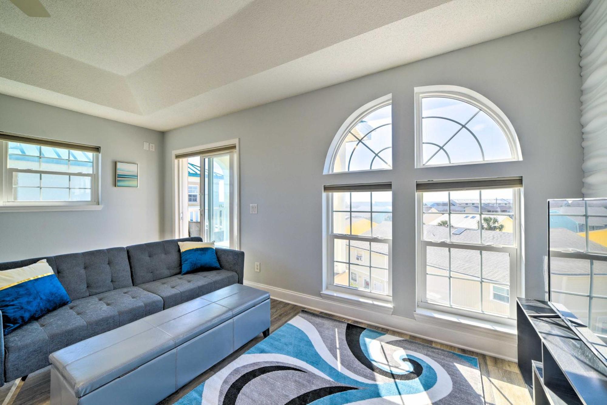 Sunny Pcb Home With Balcony Steps To The Beach! Panama City Beach Dış mekan fotoğraf